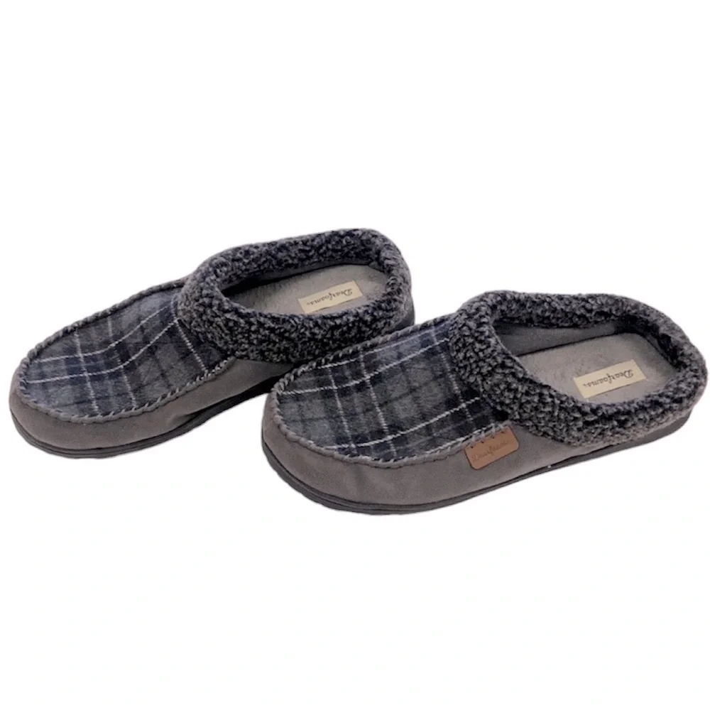Dearfoams Brendan Microfiber Indoor/Outdoor Suede Clog‎ Whipstitch Slipp…
